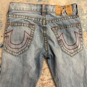 True Religion Men's Light Blue Slim Jeans